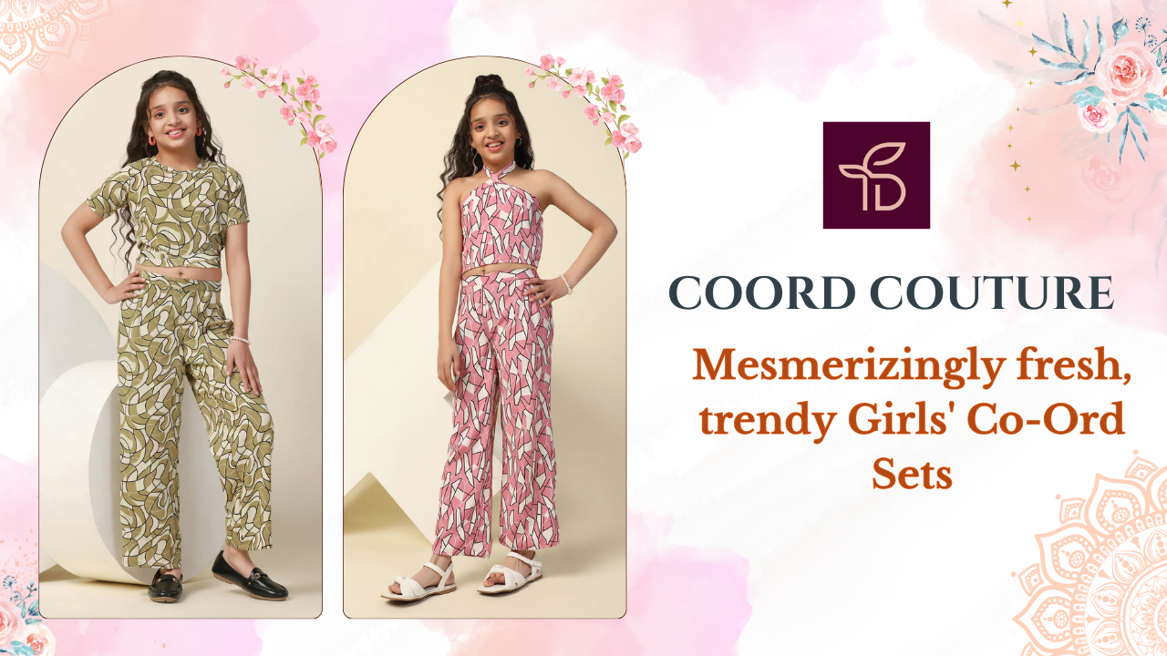 Coord Couture: Mesmerizingly fresh, trendy Girls' Co-Ord Sets
