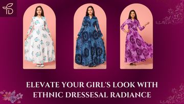 Cultural Charms: Elevate Your Girl's Look with Ethnic Dresses