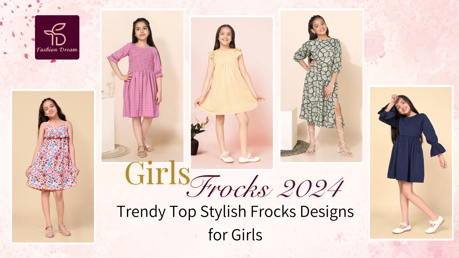 Trendy Top Stylish Frocks Designs for Girls