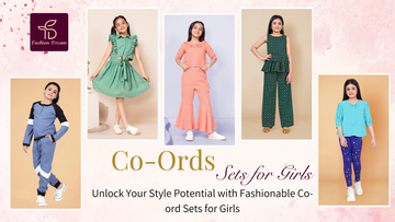 Unlock Your Style Potential with Fashionable Co-ord Sets for Girls