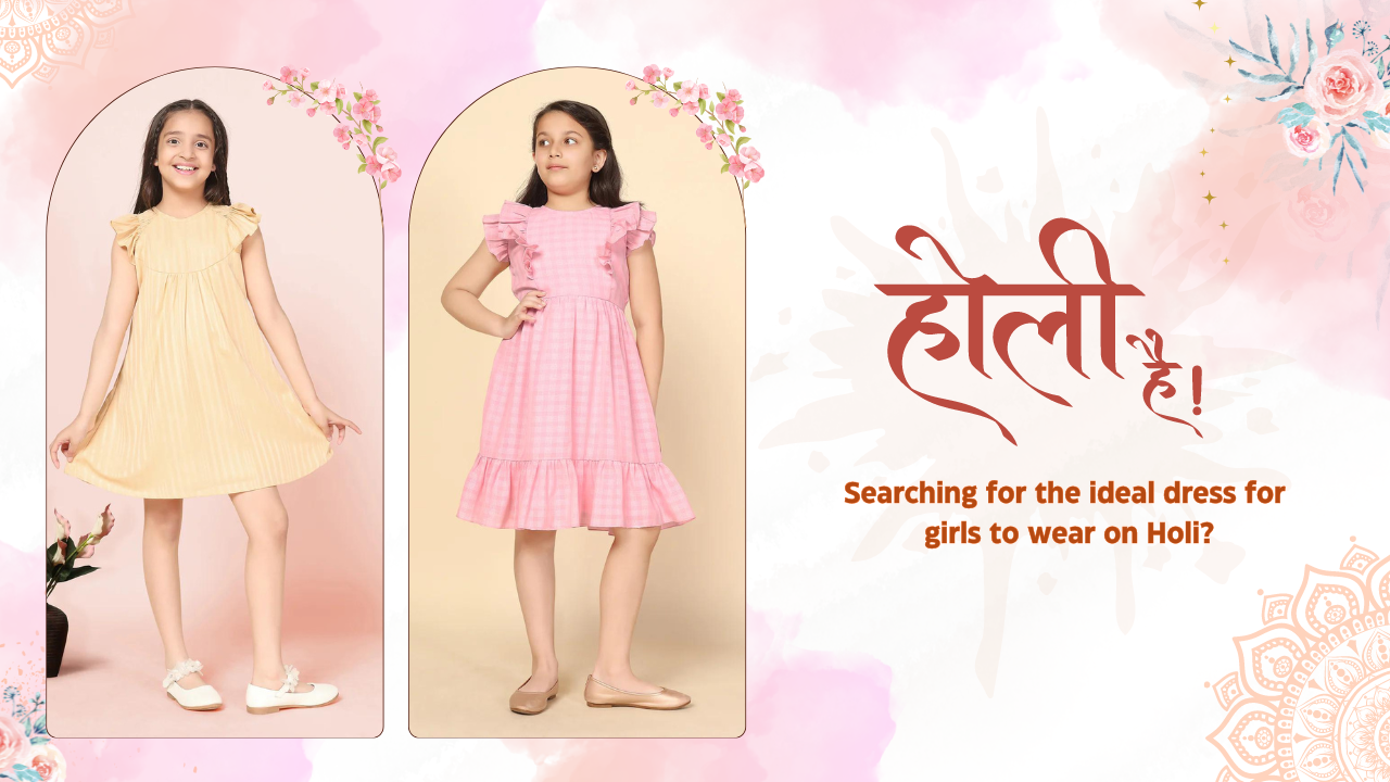 Your search for your daughter s ideal Holi day dress ends here