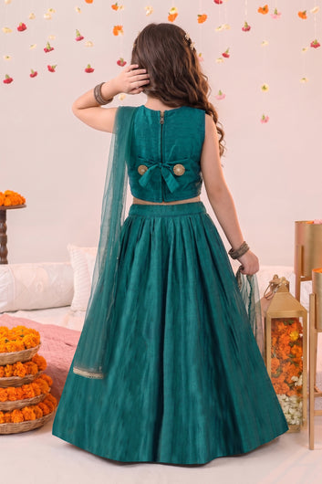 Baby Embroidered Lehenga Choli Set for Kids Beautiful Traditional Indian Ethnic Wear for Festival Celebration
