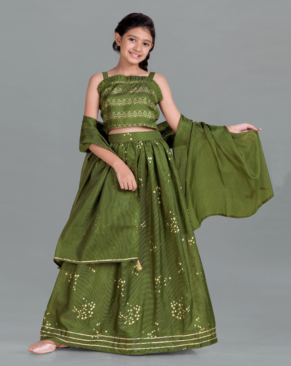 Girls Dresses | Indian Party Wear | Blue Lehenga – nishaparekh.com