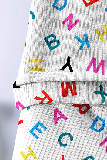 Boys White Lycra Blend Printed T-shirt and Short Clothing Set