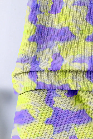 Boys Blue Lycra Blend Printed Clothing Set