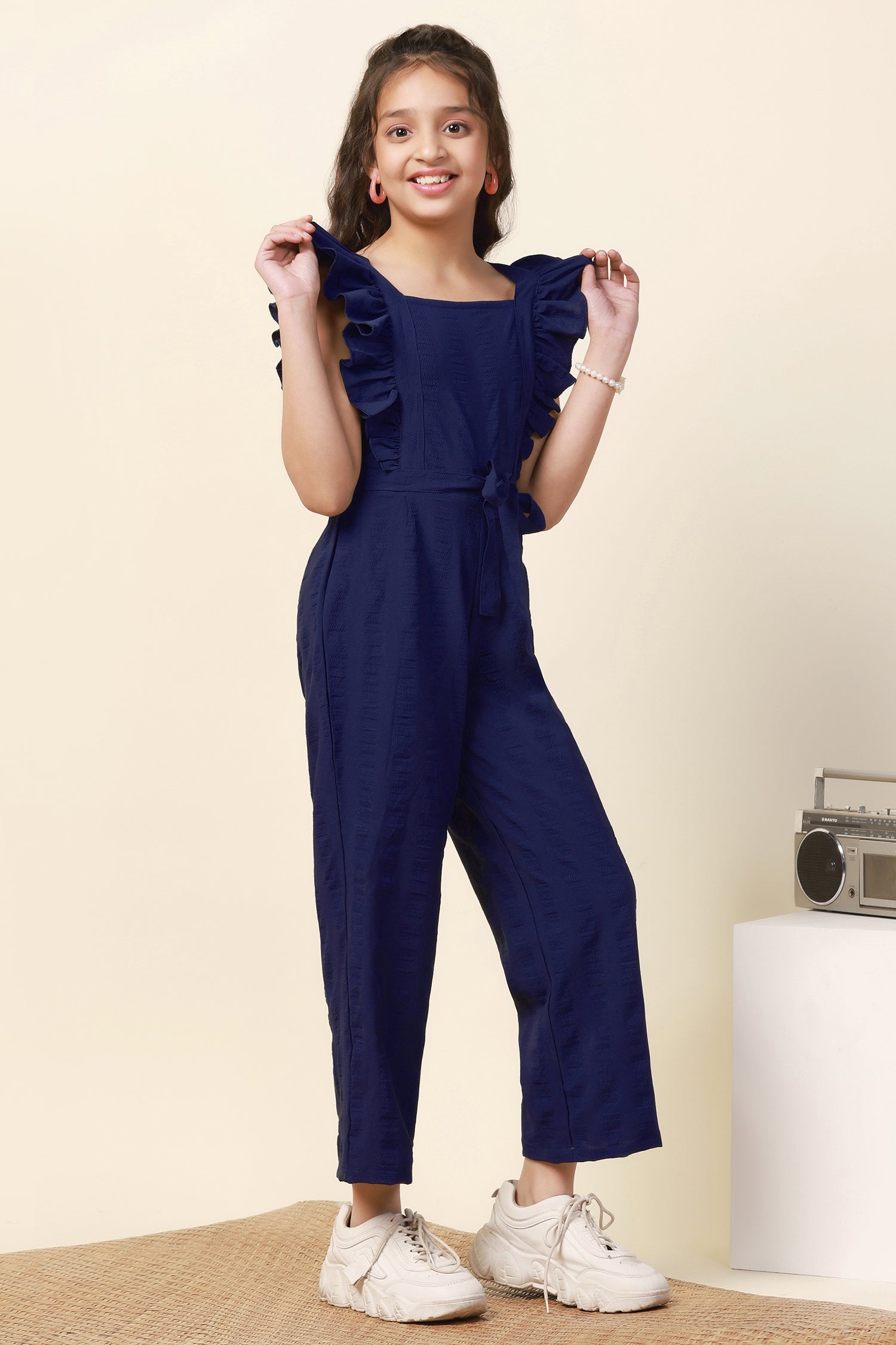 Casual Wear Full Length Girls Jumpsuit at Rs 250/piece in Surat | ID:  24616970548