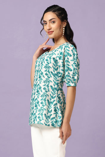 Women's Rama Cotton Floral Print Tunic Top