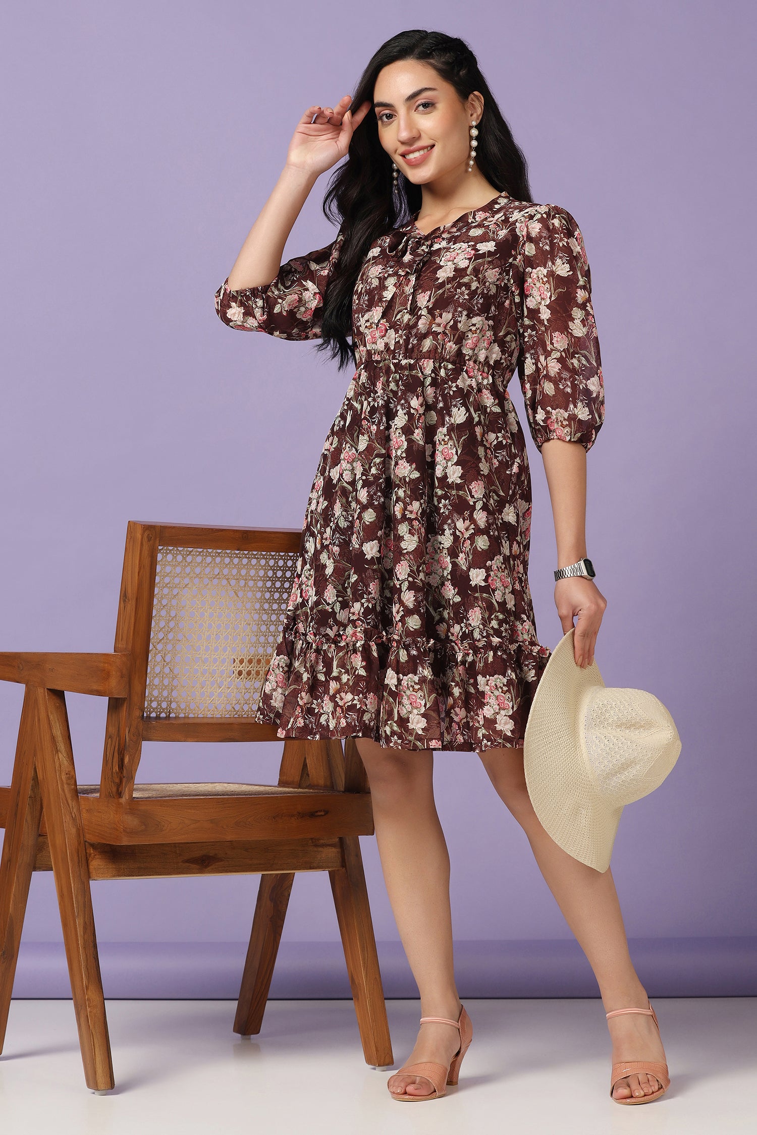 Buy ADORACION Alpha Detachable Dress Western Dresses for Women Knee-Length  Dress| Mini Western Dress for Women Online at Best Prices in India -  JioMart.