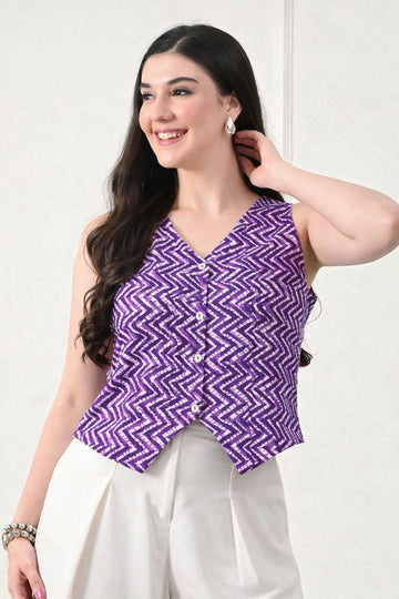 Womens Multicolor stylish Floral Design Top