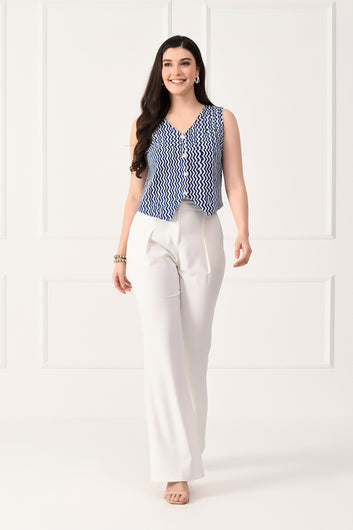 Womens Multicolor stylish Floral Design Top