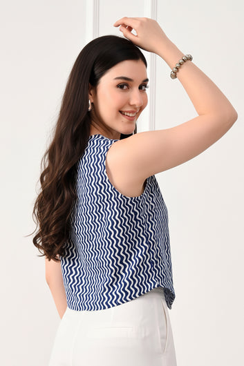 Womens Multicolor stylish Floral Design Top