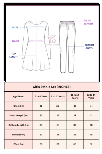 Girls Purple Silk Blend Kurta and Pant With Net Dupatta Set For Festive Look