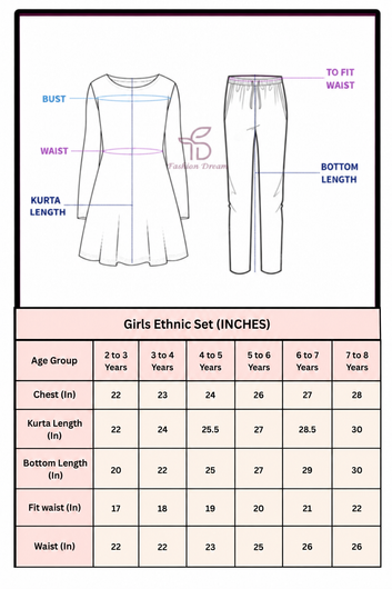 Girls Off White Silk Blend Embroidered Kurta with Koti and Pyjama Ethnic Set