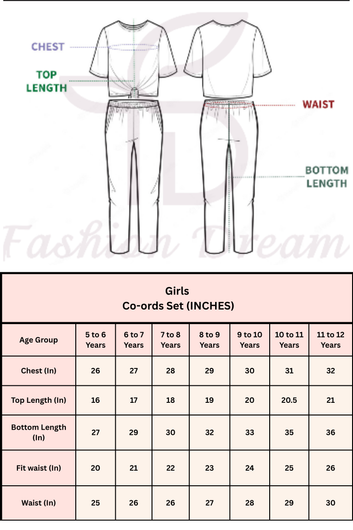 Girls Brown Rib Short Sleeve Bow Applique Design Top and Palazzo Set For Girls Clothing Sets