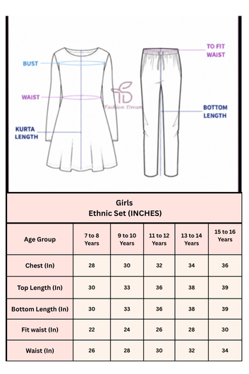 Girls Off White Georgette Printed Straight Ethnic Jacket, Choli With Palazzo Set