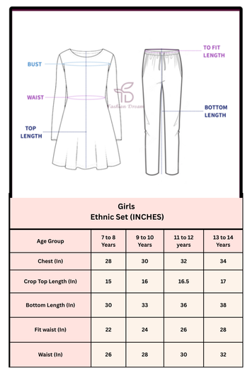 Girls Morpich Roman Silk Top And Palazzo Set