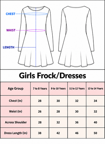 Girls Off White Georgette Floral Printed Fit & Flare Maxi length Dress