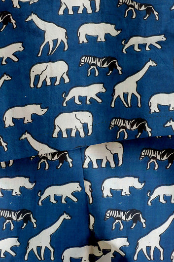 Boy's Cotton Animal Printed Shirt and Short Clothing Set