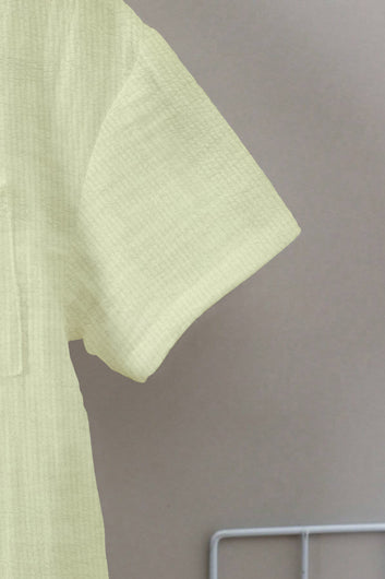 Boys Pista Cotton Blend Solid T-shirt & Short Clothing Set