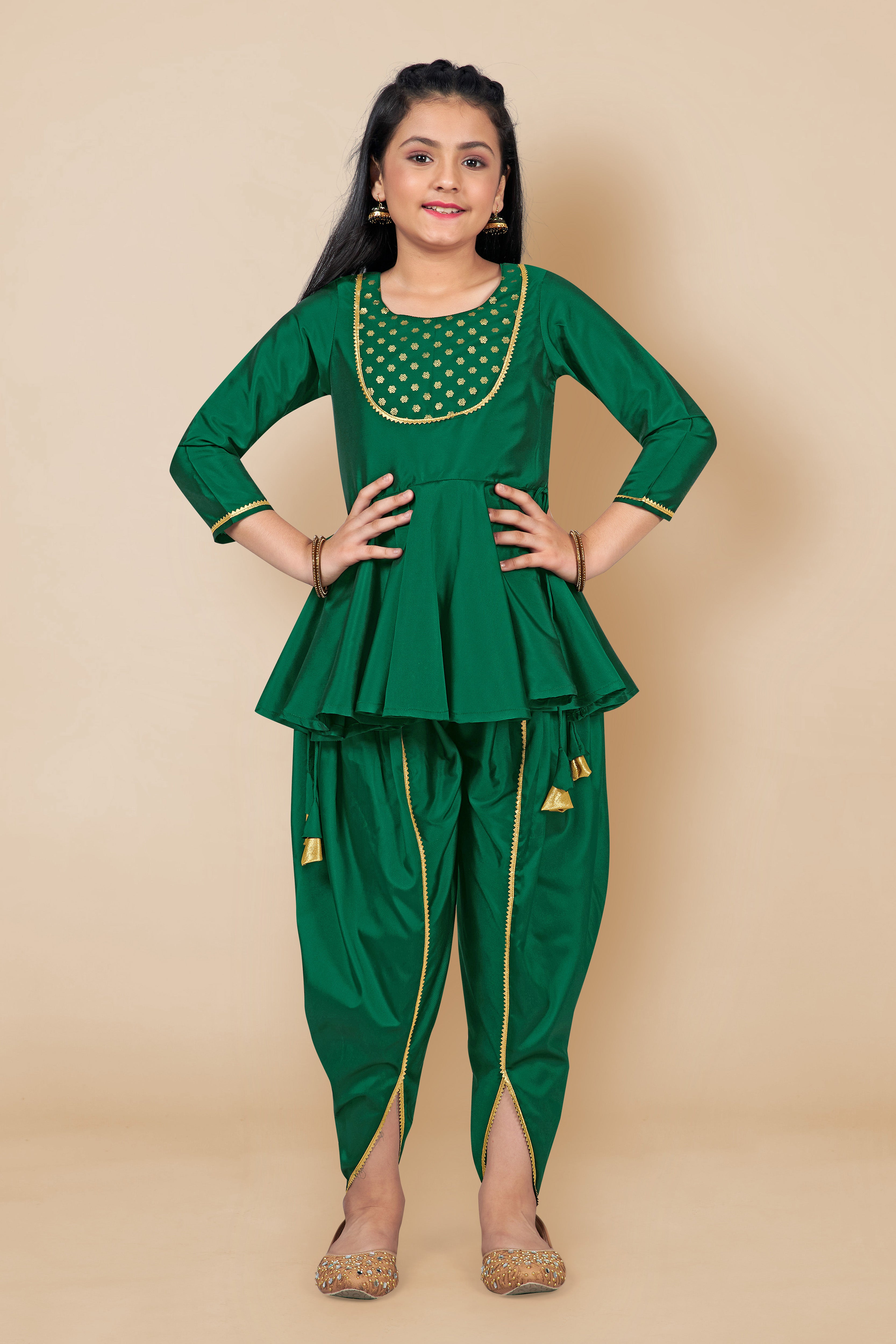Buy Baby Moo Boys Pure Silk Kurta & Dhoti Pants With Angavastram - Clothing  Set for Boys 25395452 | Myntra