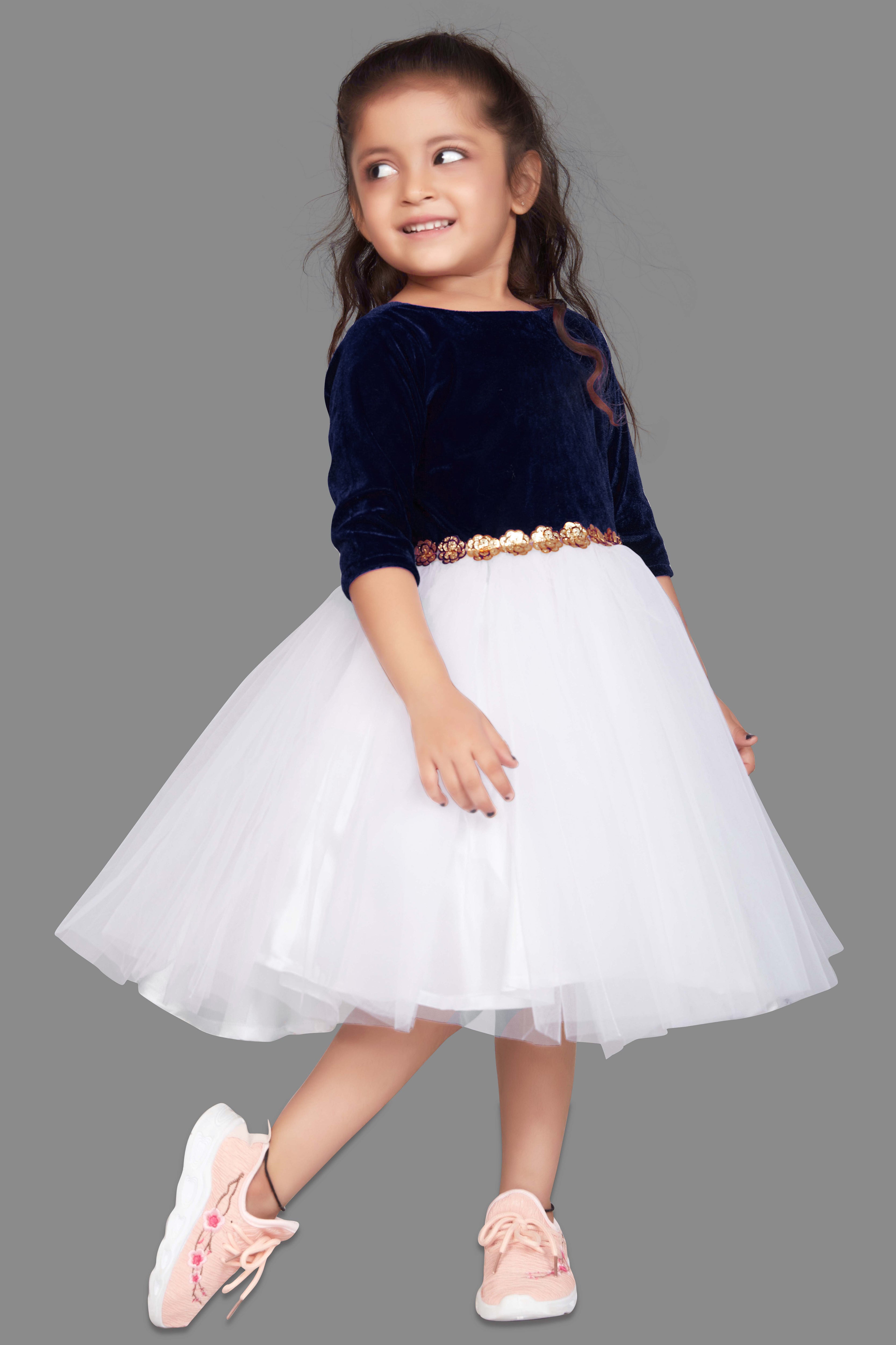 Lovely-Shop Girls Dress Children's Clothing Children's Elegant Princess  Dress Baby Big Bow Party Dress,As Picture1,7 : Amazon.in: Fashion