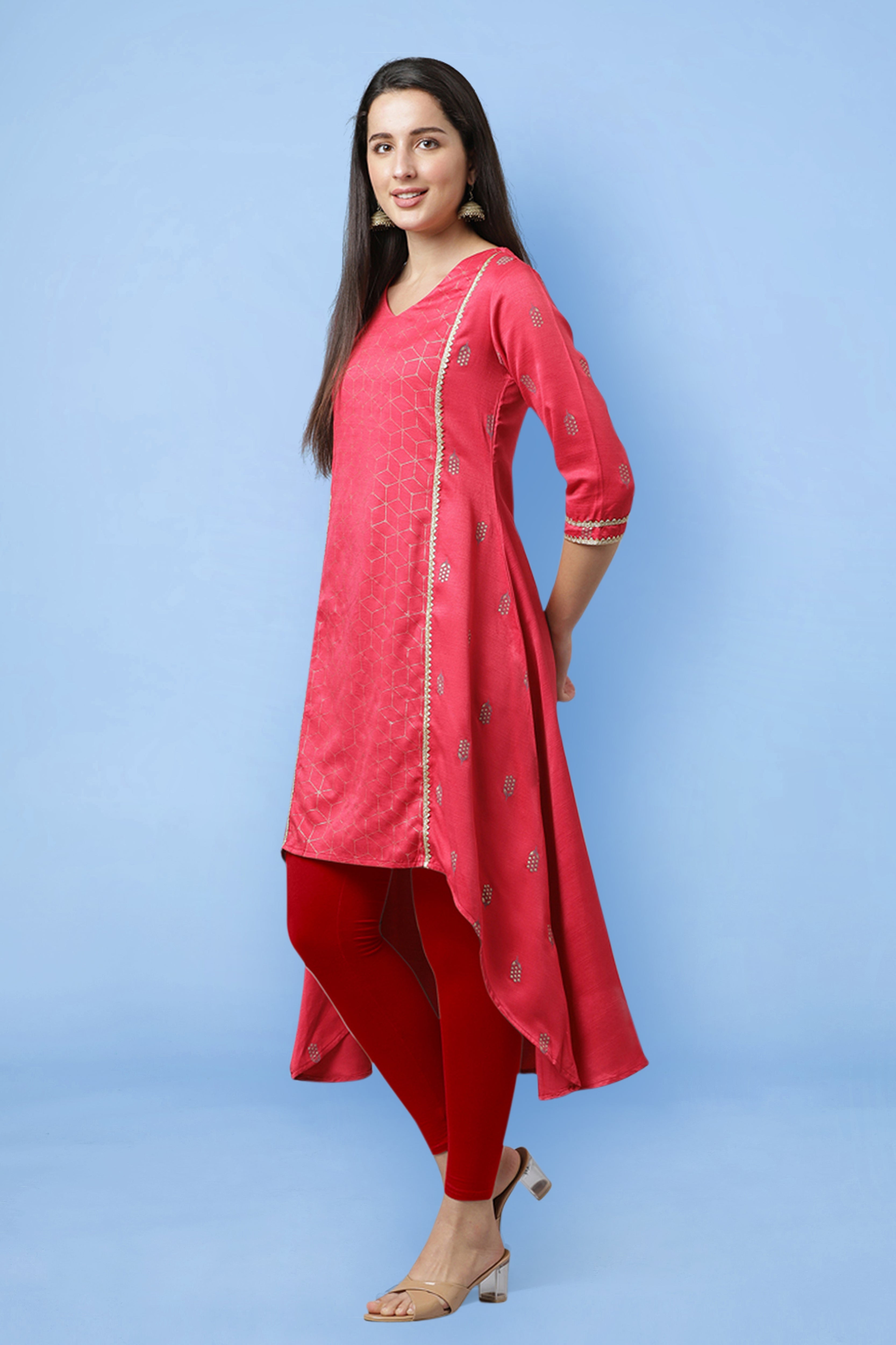 Women Cotton Khadi Embroidered Mini Dress
