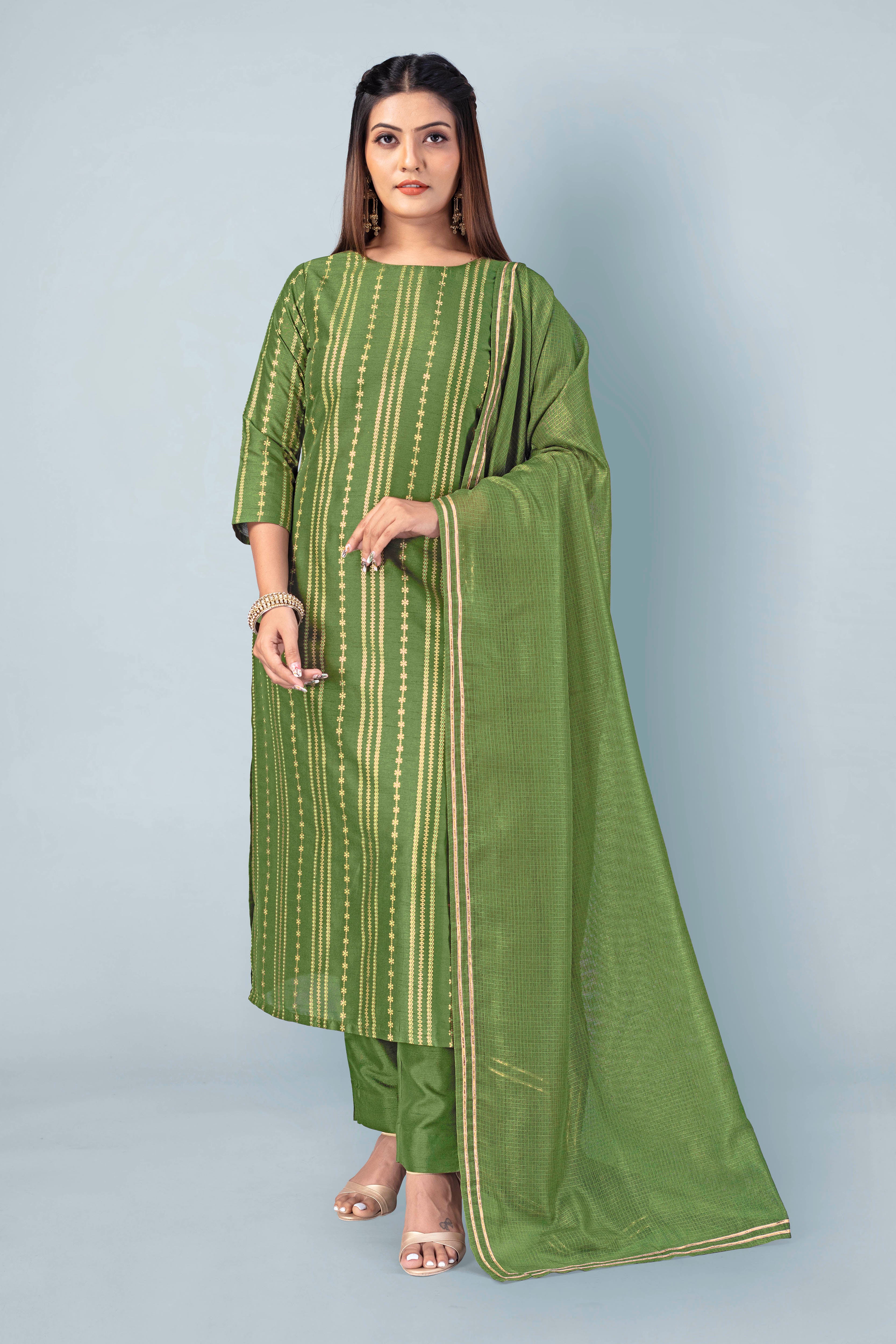 Discover more than 279 green salwar suit womens latest