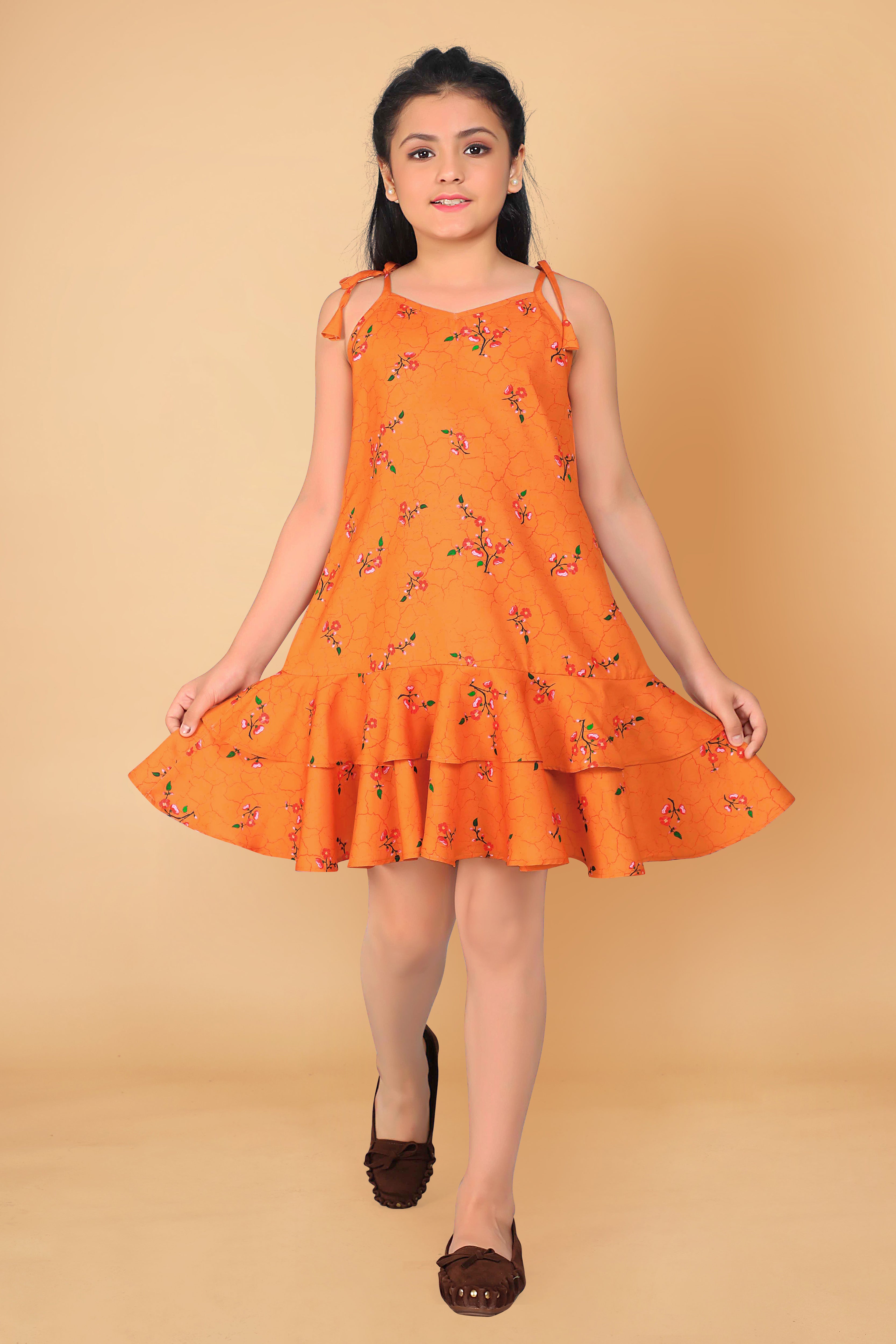 Girl-Orange-Dresses | Catimini Usa – Catimini USA