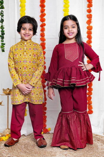 Traditional Ethnic Set For Brother And Sister